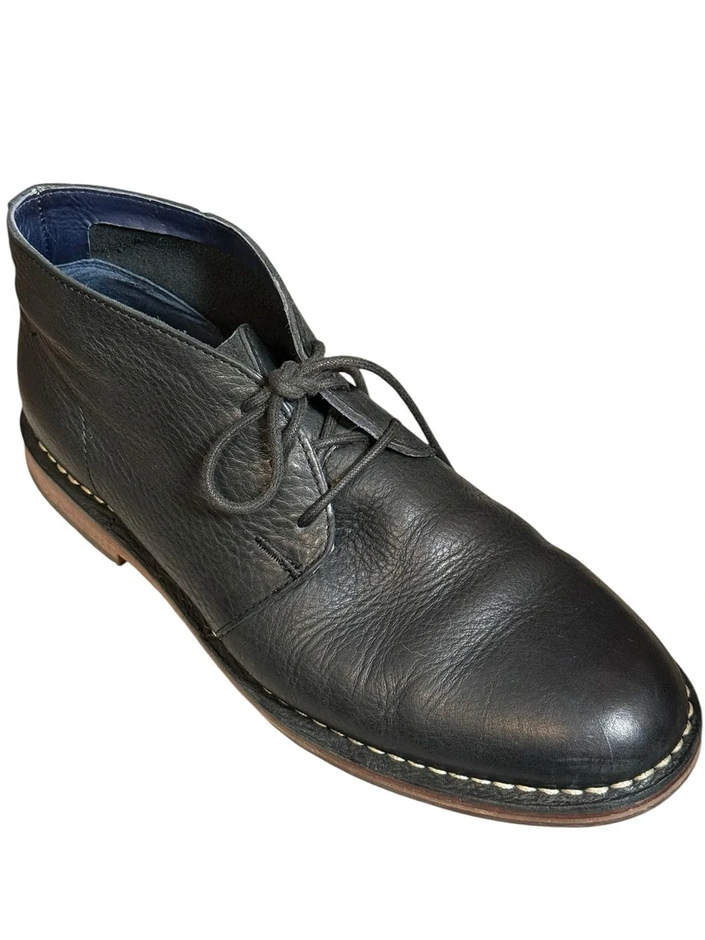 Cole Haan Leather Chukka Desert Boots Black Men’s 10M